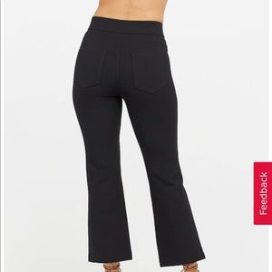 Spanx The Perfect Black Pants Cropped Flare SizeXL